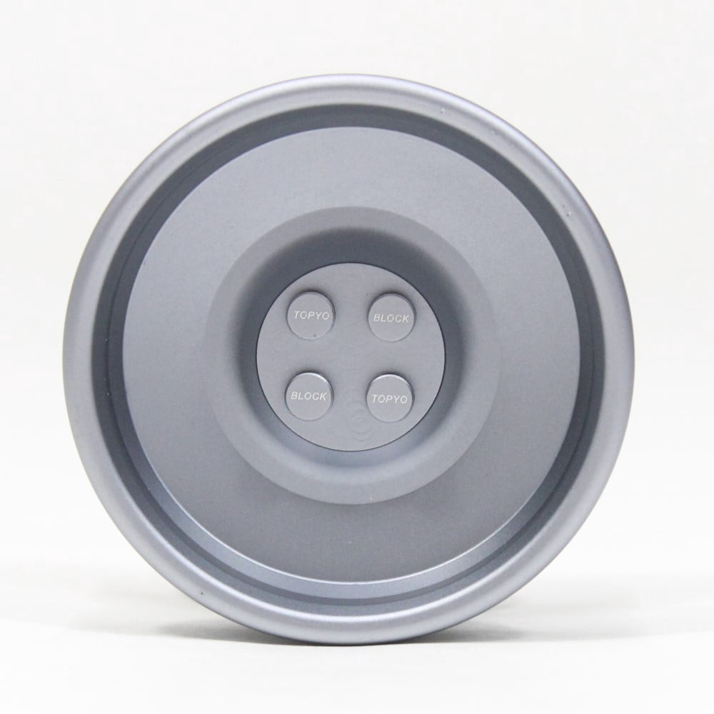 TOP YO Block Yo-Yo - 6061 AL Monometal YoYo (Gray)
