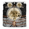 thumbnail image 1 of Viking Bedding Set Wolf and Vikings Tattoo 3D RLT12, 1 of 6
