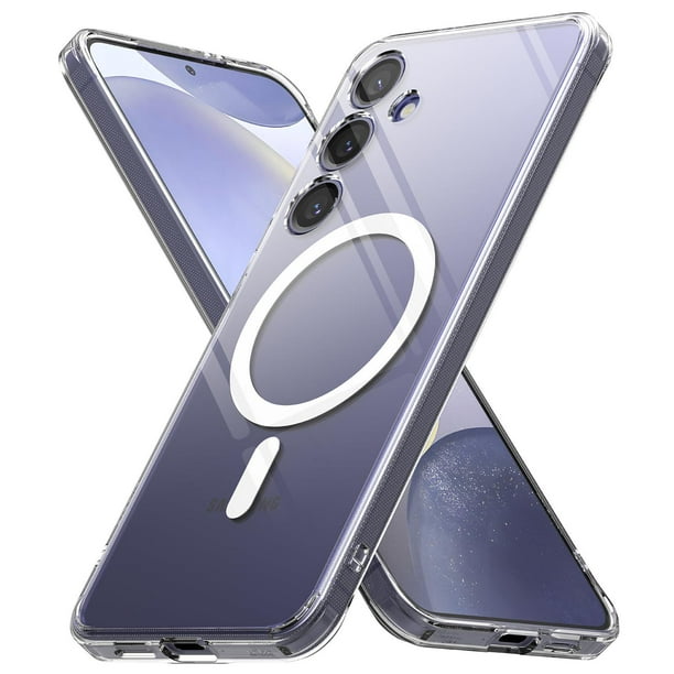 Funda Transparente Anti-Amarillo Ringke Fusion Compatible con Samsung Galaxy S24 Plus Carga Magnétic