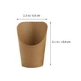 thumbnail image 1 of Porte-Collations à Emporter 50 Pcs Sacs de Rangement pour Frites en Papier Kraft, 1 of 6