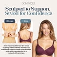 thumbnail image 5 of Dominique Aimee Seamless Contour T-Shirt Bra #3500 - Lightweight Everyday Bra with Smooth Shape Underwire – Lingerie for Women, 5 of 6