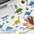 thumbnail image 2 of Long Mouse Pads for Desk,Dinosaur Pattern with Names Desk Mats on Top Of Desks, Desk Mouse Pad Extra Large with 3mm Non-Slip Base and Stitched Edge for Gaming,Office,Work,Home 47.3"x23.6", 2 of 6