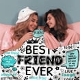 thumbnail image 4 of Best Friend Blanket Friendship Gifts for Women Girls,Work Bestie Stuff Soul Sister Throw Blankets,Unique Friend Birthday Gifts Ideas for Teens Her BFF 50" X 40", 4 of 7