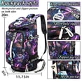 thumbnail image 3 of Mochila de gimnasio SDTAME con compartimento metálico para zapatos, 3 of 9