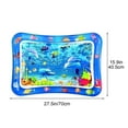 thumbnail image 5 of Water Play Mat under $5! kkbbma Thickened Water Play Mat for Cats andKids,Interactive Water Sensor Pad with Floating Fish,Pet Sensory Playmat,Indoor Water Activity Mat for Toddlers, 5 of 9
