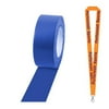 Champion Sports Bundle: (Set of 2) 2x36yd Floor Tape Assorted Colors and Sizes with 1 Performall Lanyard