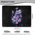 thumbnail image 7 of Uourmeti Galaxy Flower Butterfly Universal Car Trunk Mat 29" x 39" All Weather Protection Scratch-proof Cargo Liner for Most Cars, 7 of 7