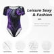 thumbnail image 4 of Fotbe Purple Plant White Tiger Body de Mujer con Cuello Redondo y Mangas Cortas, Sin Mangas Ajustado, Suave, Cómodo y Básico-X-Large, 4 of 7