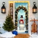 thumbnail image 5 of Adornos navideños, regalos navideños, cortina navideña de 35 x 72 pulgadas, decoración navideña para puerta y pared, festival, fiesta, poliéster., 5 of 6