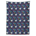 thumbnail image 3 of Ambesonne Octopus Tablecloth Rectangular Table Cover, Exotic Aquatic Cartoon, 52"x70", Multicolor, 3 of 4