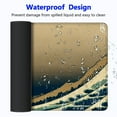 thumbnail image 4 of nygtbtfer Kanagawa Wave Large Gaming Mouse Pad , Non-Slip Rubber Base and Reinforced Lock Edges, XXL Extended Mousepad for Work, Game, Desk mat, Desktop Decoration 31.5x11.8 in, 4 of 6