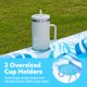 thumbnail image 4 of Sloosh Tumbona Inflable para Piscina de Bronceado para Adultos, 187 Cm X 117 Cm, Tamaño Grande, Color Azul y Blanco, 4 of 7