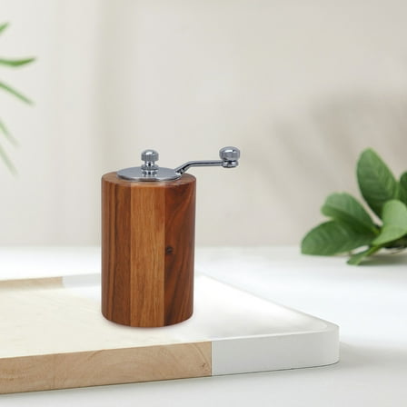 HEMOTON HOMEMAXS Manual Hand Coffee Grinder for Portable Coffee Beans and Pepper 1 Set for Home Outdoor Camping