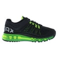 thumbnail image 2 of Nike Air Max 2013 GS Boys Shoes Size 6.5, Color: Black/Metallic Silver/Volt, 2 of 5