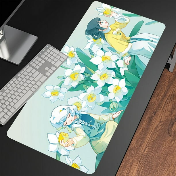 Alfombrilla de ratón grande para Gamer, alfombrilla para teclado, alfombrilla de escritorio HD para Pc, alfombrilla de ratón de empresa para regalo LIUWENJING unisex