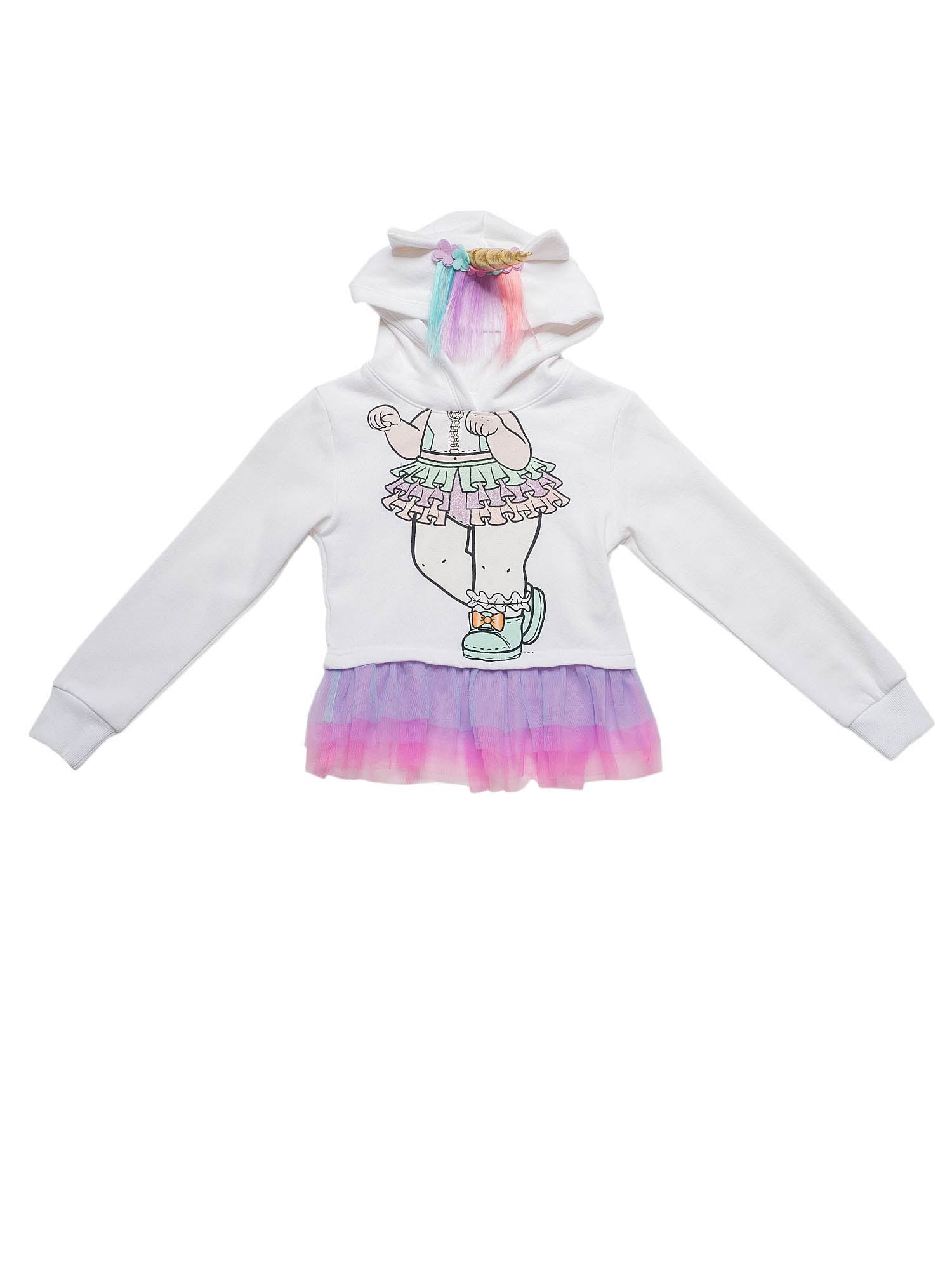 white unicorn hoodie