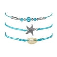 thumbnail image 1 of Bracelets de Cheville Boho Shell, Bracelets de Cheville en Ficelle, Cheville Étoile de Mer Perlée, 1 of 3