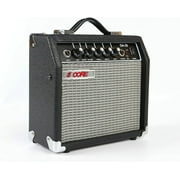 Electric Guitar Bass Amp 20 Watt Amplifier Built In Speaker Headphone Jack AUX 5core Black 5 Core