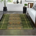 thumbnail image 5 of Liora Manne Marina Tribal Stripe Indoor Outdoor Area Rug Black, 5 of 5