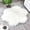 White, variant on UNLLLL Wool Imitation Sheepskin Rugs Faux Non Slip Bedroom Carpet Mats, for Adults, Children and Pets