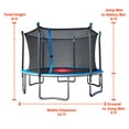 thumbnail image 2 of Sportspower BouncePro 14ft Trampoline Meets ASTM Safety Standards, Heavy-Duty Rust-Resistant Steel Frame, UV-Resistant Jump Mat, Safety Net & Under-Mat Flashing Lights, 2 of 12