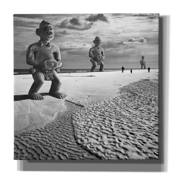 Epic Graffiti 'Sextet' by Dariusz Klimczak, Canvas Wall Art, 26"x26"