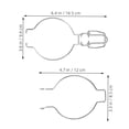 thumbnail image 2 of ELAYARD 6pcs Mason Jar with Handles and Lids Glass Jars Sealed Buckle Stainless Steel for Food Preservation, 2 of 8