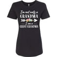 thumbnail image 3 of Inktastic I'm Not Only a Grandma I'm a Great Grandma with Flowers Women's T-Shirt, 3 of 5