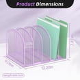 thumbnail image 3 of INTIGE File Organizer for Desk, 5-Section Mesh Desk Organizer, Vertical File Holder Desktop Organizer File Sorter, File Folder Holder for Office Supplies, 3 of 6
