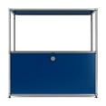 thumbnail image 4 of Modern Accent Cabinets with Door and Shelf,Freestanding Metal Storage Cabinet for Living Room,Blue, 4 of 6