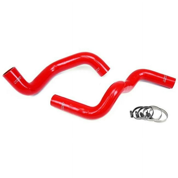 HPS Red Reinforced Silicone Radiator Hose Kit Coolant for Dodge 96-02 Viper