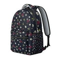 thumbnail image 2 of "Fashion Forward Sunflower Floral Backpack - Extra Large Capacity Campus Bag with Laptop Pocket, Stylish Wildflowers Theme, Padded Shoulder Straps", 2 of 6