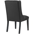 thumbnail image 5 of Modway Baronet Dining Chair Vinyl Set of 2 in Black, 5 of 5