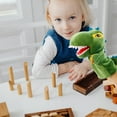 thumbnail image 4 of MasteelfCA Cartoon Dinosaur Plush Hand Puppet Parent-child Toy Children Plush Plaything, 4 of 8