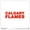 Unframed Version, variant on Gallery Pops NHL Calgary Flames - Wordmark Wall Art, Unframed Version, 12" x 12"