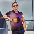 thumbnail image 4 of Wukai Planets And Stars Men’s Polo Shirts Sleeve,Camisas Polo Para Hombre,True Classic Tees Men-X-Large, 4 of 6