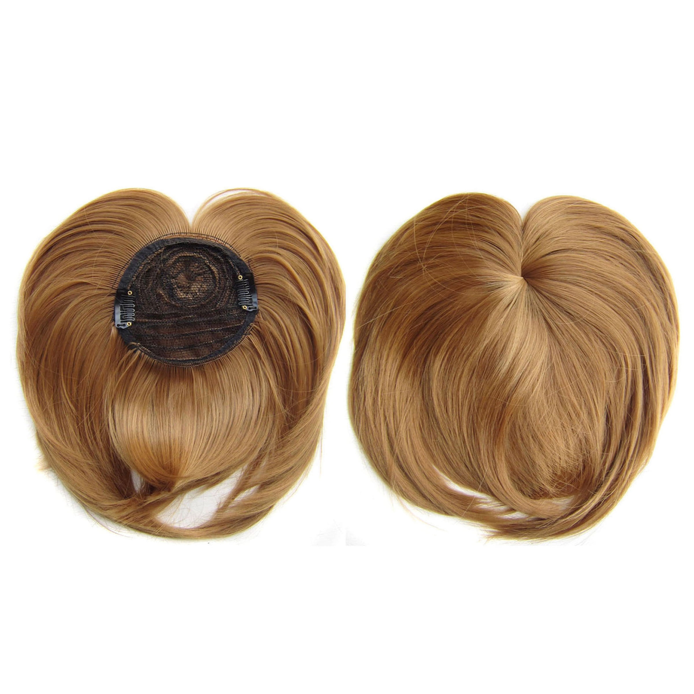 Hx Meiye Silky Clip On Hair Topper Wig Invisible One Piece Wig Silk Base Hair Toppers For Women 