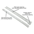 thumbnail image 3 of Hickory Hardware P1750-12-W-5B 12 in. Side Mount Drawer Slide, White - Pack of 5, 3 of 6