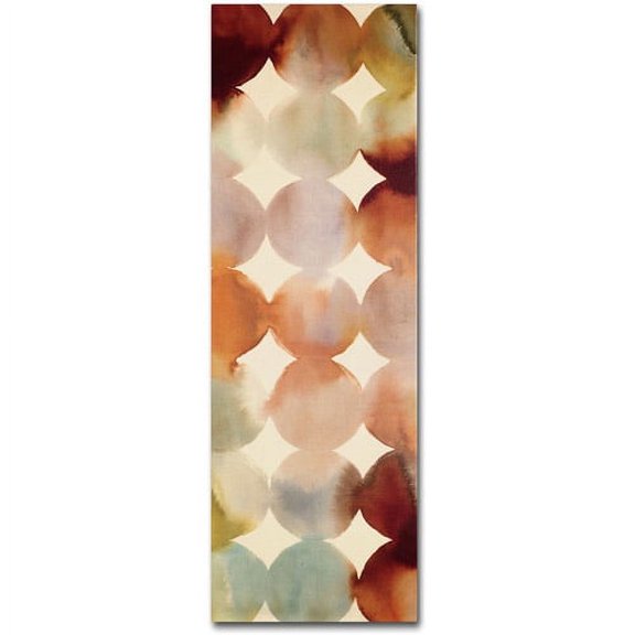 Trademark Fine Art "Raindots Panel II" Canvas Art by Wild Apple Portfolio