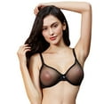 thumbnail image 2 of Varsbaby Women's Sexy Lace Bra See Through Underwear with Nipple Cover, 2 of 5