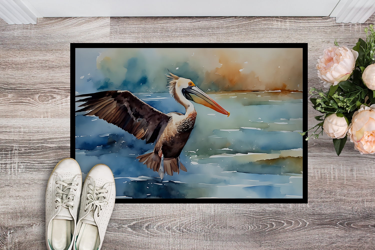 Carolines Treasures DAC2856MAT 18 x 27 in. Unisex Pelican Doormat