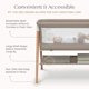 thumbnail image 3 of Cuna Delta para niños Bondi Beechwood de The Bed Tan, 3 of 8