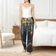 thumbnail image 4 of Fotbe Forest Meditating Tiger Pantalones de Pijama para Mujer, Pantalones de Dormir, Pantalones Pj con Cordón y Bolsillos-Medium, 4 of 6
