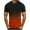 Orange, variant on IROINNID Men'S T-Shirts Big and Tall T Shirts for Men, Lightweight Thin Basic Round Neck Tie-dye Printed for Men