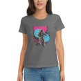 thumbnail image 6 of ALLNOB Women's Standard Short Sleeve T-Shirt 150g Deep Heather, 6 of 8