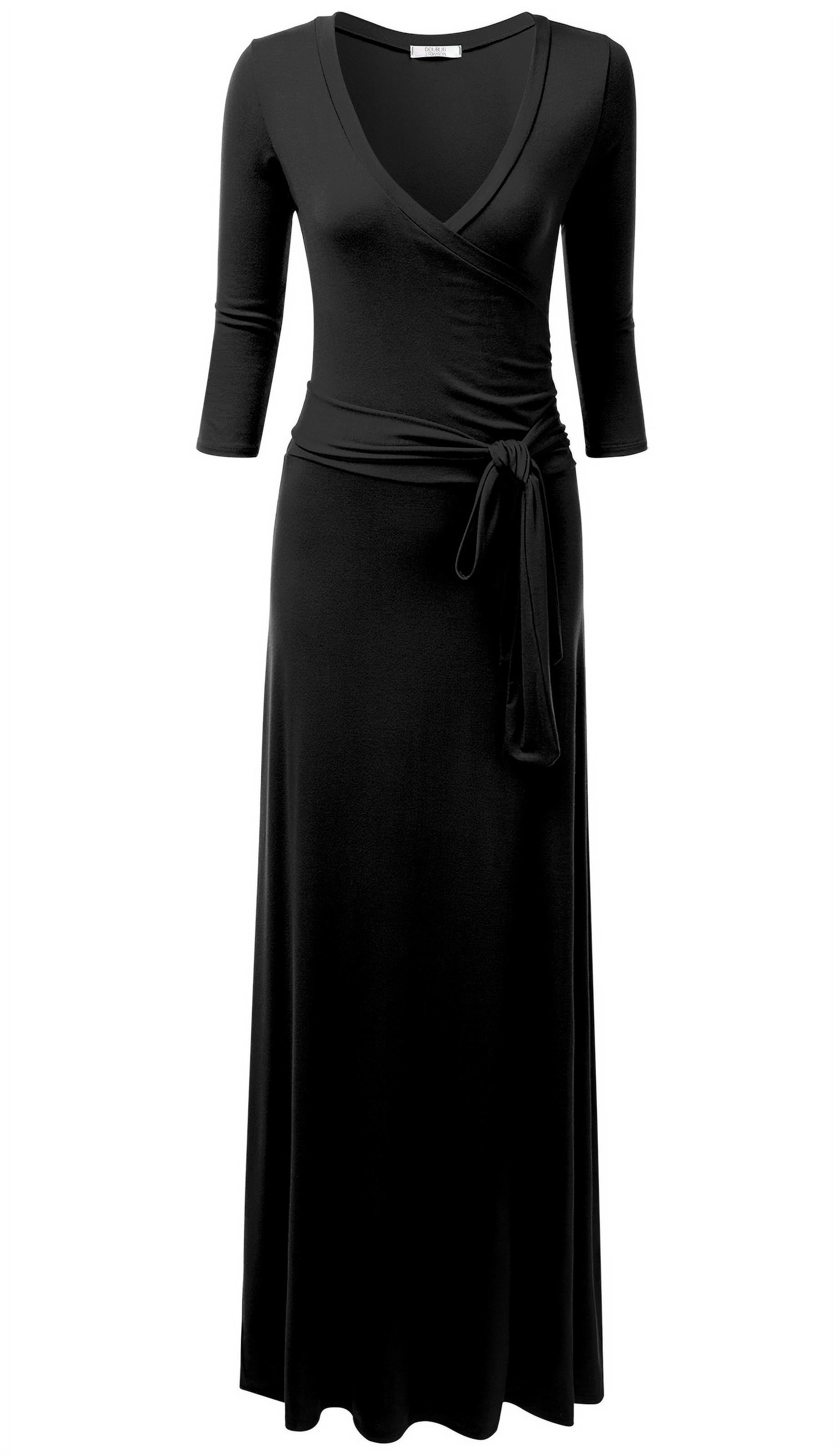 KOH KOH Long Sleeve V-Neck Bridesmaid Wedding Guest Party Winter Fall Formal Evening Tall Sexy Slit Full Floor Length Gown Maxi Dress For Women Black XXX-Large US 22-24 NT176 - Walmart.com KOH KOH Long Sleeve V-Neck Bridesmaid Wedding Guest Party Winter Fall Formal Evening Tall Sexy Slit Full Floor Length Gown Maxi Dress For Women Black XXX-Large US 22-24 NT176 - Walmart.com
