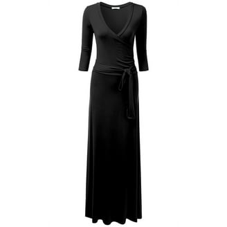 blue jean dress women Women's Drop Waist Blue Denim Midi Dress Satin Wash / 2