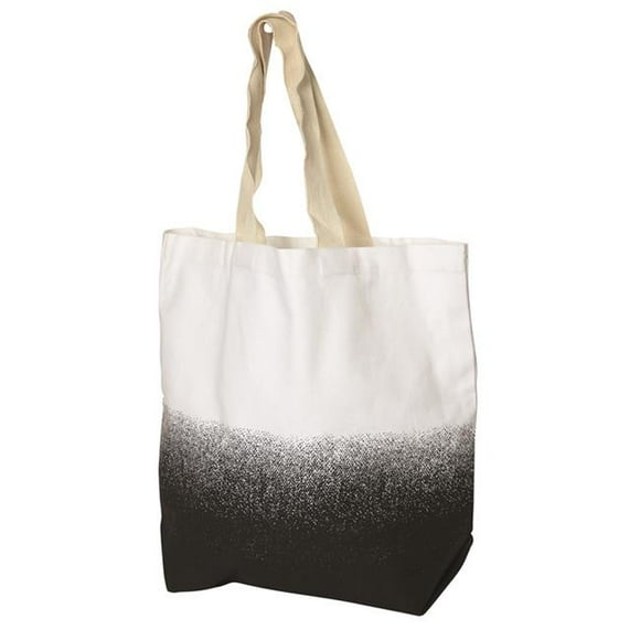 Sac en Coton avec Imprimé Dégradé - Black