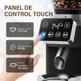 thumbnail image 3 of Molino de Café Eléctrico SANGKEE, Fresa Cónica para Espresso,30 Ajustes,Compatible con Portafiltros 51-58 mm, 3 of 8