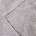 thumbnail image 3 of Drap de Paisley Italien Riche en Coton 600 Fils Set Très Grand-White, 3 of 5